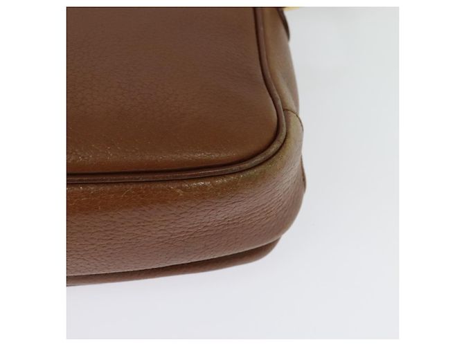 Autre Marque Borsa a Spalla Burberrys in Pelle Marrone Oro Auth ep10453 D'oro - vista 16