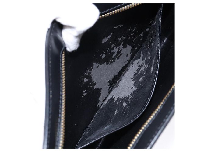LOUIS VUITTON Epi Pochette Uomo Borsa Clutch Nera M52522 LV Auth fm4856 Nero - vista 10