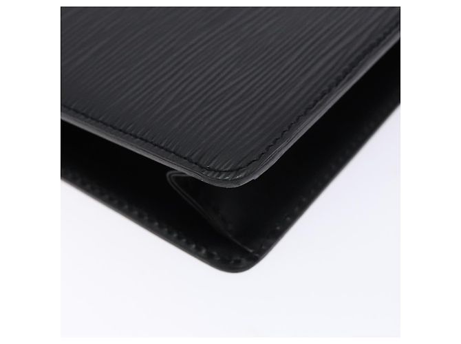 LOUIS VUITTON Epi Pochette Uomo Borsa Clutch Nera M52522 LV Auth fm4856 Nero - vista 14