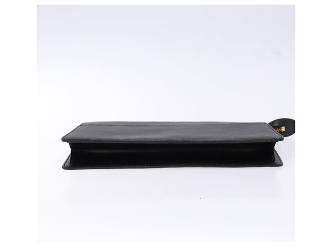 LOUIS VUITTON Epi Pochette Uomo Borsa Clutch Nera M52522 LV Auth fm4856 Nero - vista 6