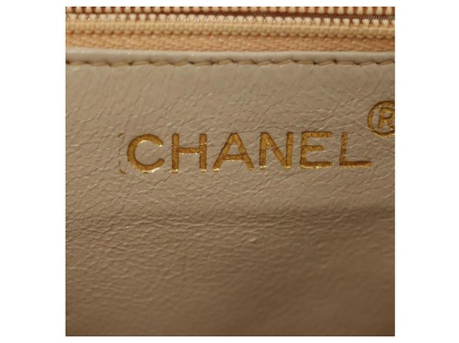 Borsa a Spalla CHANEL in Pelle di Agnello Oro CC Auth 140900 D'oro - vista 19