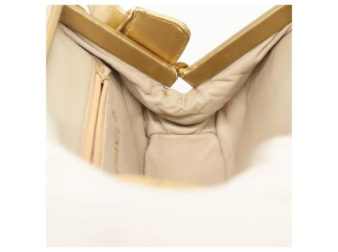 Borsa a Spalla CHANEL in Pelle di Agnello Oro CC Auth 140900 D'oro - vista 20