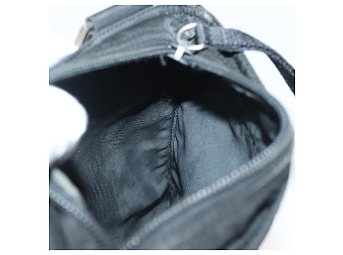 Borsa a Spalla PRADA in Nylon Nero Argento Autentica hk2903 - vista 21