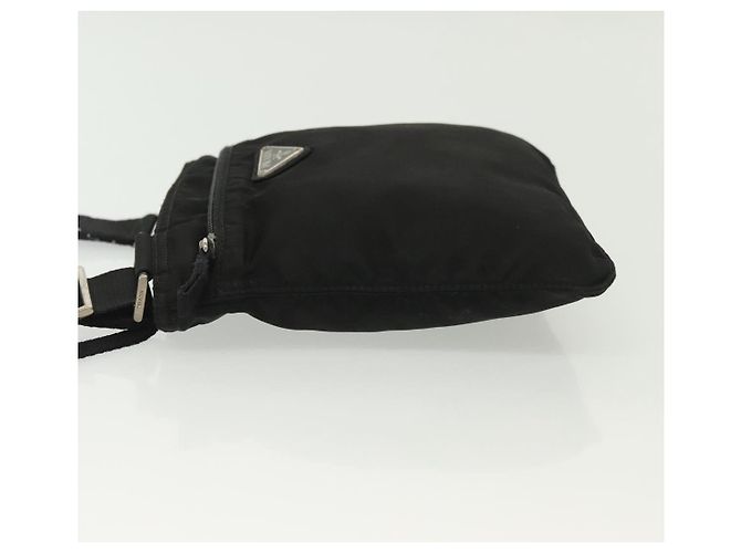 Borsa a Spalla PRADA in Nylon Nero Argento Autentica hk2903 - vista 4