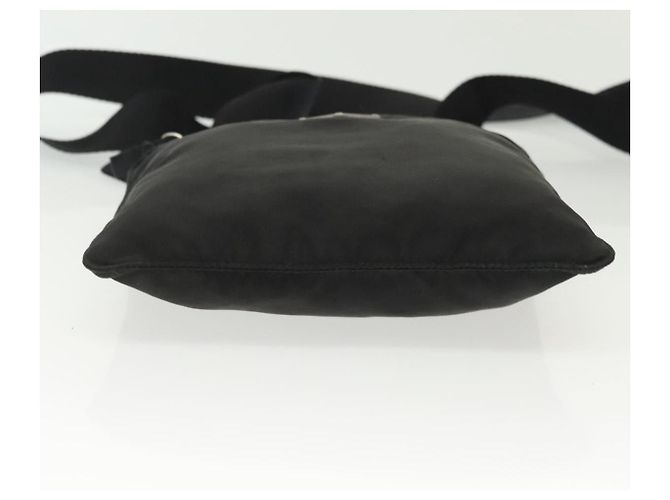 Borsa a Spalla PRADA in Nylon Nero Argento Autentica hk2903 - vista 5