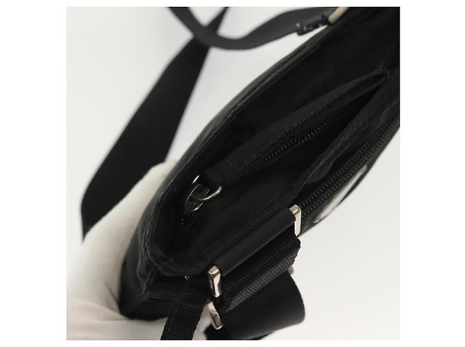 Borsa a Spalla PRADA in Nylon Nero Argento Autentica hk2903 - vista 8