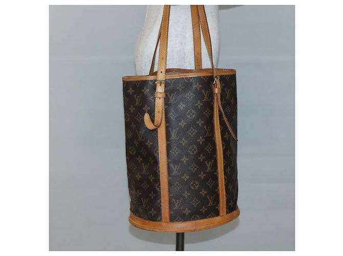 LOUIS VUITTON Borsa a Spalla Monogram Bucket GM M42236 LV Auth 135034 Monogramma - vista 21