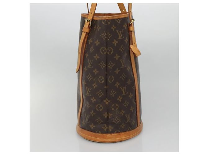 LOUIS VUITTON Borsa a Spalla Monogram Bucket GM M42236 LV Auth 135034 Monogramma - vista 3