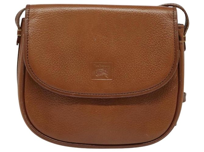 Autre Marque Borsa a Spalla Burberrys in Pelle Marrone Oro Auth ep10468 D'oro - vista 13