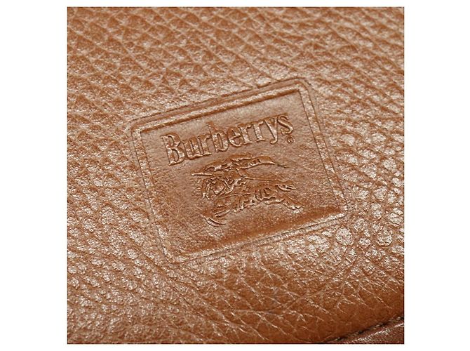 Autre Marque Borsa a Spalla Burberrys in Pelle Marrone Oro Auth ep10468 D'oro - vista 17
