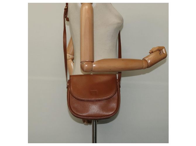 Autre Marque Borsa a Spalla Burberrys in Pelle Marrone Oro Auth ep10468 D'oro - vista 21