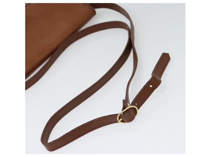 Autre Marque Borsa a Spalla Burberrys in Pelle Marrone Oro Auth ep10468 D'oro - vista 7