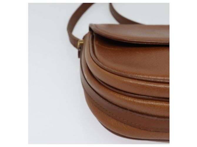 Autre Marque Borsa a Spalla Burberrys in Pelle Marrone Oro Auth ep10468 D'oro - vista 9