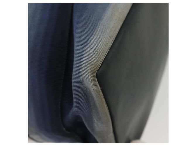 Borsa Tote Vala Vala in Tela Blu Argento Salvatore Ferragamo Auth bs28721 - vista 15
