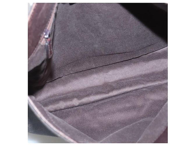 Borsa a Spalla GG Canvas GUCCI Marrone Scuro 90656 Auth ep10594 - vista 11