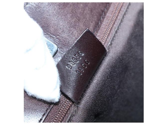 Borsa a Spalla GG Canvas GUCCI Marrone Scuro 90656 Auth ep10594 - vista 12