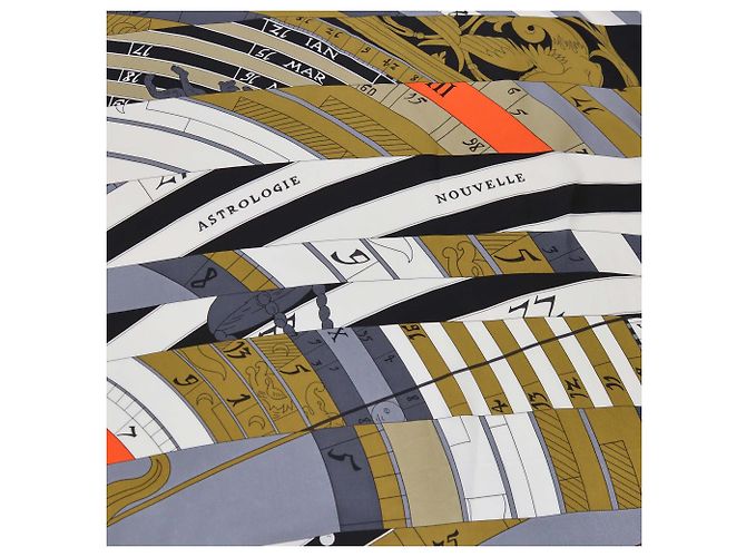 Hermès Sciarpa in Seta Multicolore Astrologie Nouvelle di Hermes 140 - vista 6