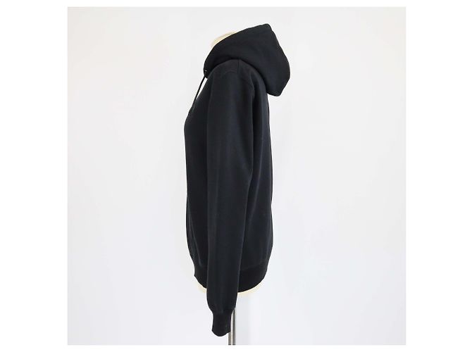Christian Dior Dior Homme Black CD bestickte Baumwoll-Hoodie-Jacke Schwarz - Ansicht 2