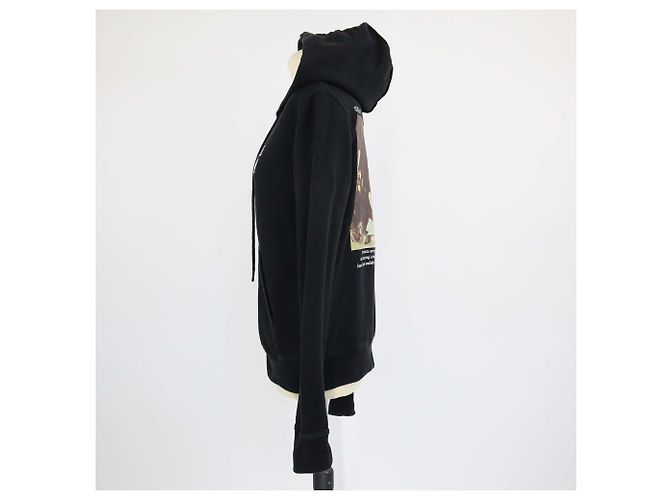 Off White Giacca con cappuccio zip Off-White Caravaggio Lute nera Nero - vista 2