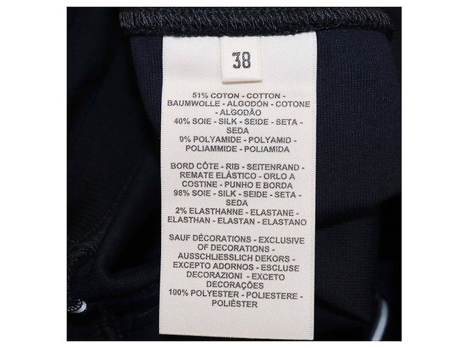 Hermès Schwarze Jogginghose aus Baumwollmischung mit Hermes-Logo-Patch - Ansicht 7