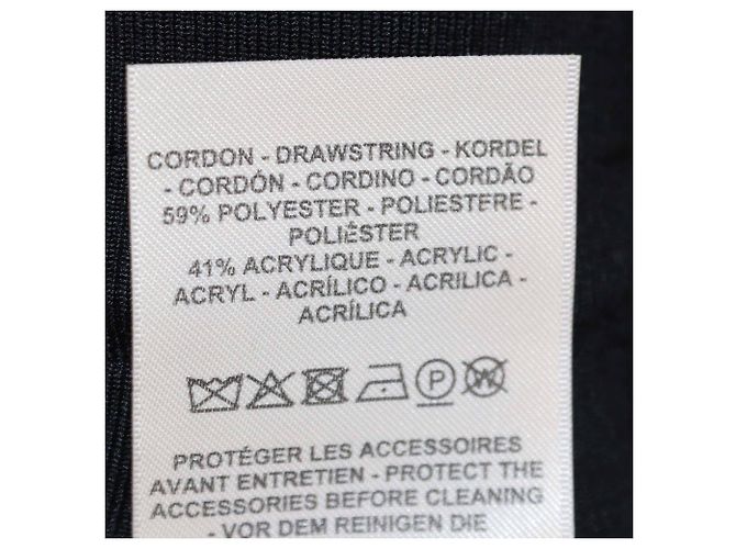 Hermès Schwarze Jogginghose aus Baumwollmischung mit Hermes-Logo-Patch - Ansicht 8