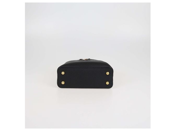 Mini Capucines Tasche aus schwarzem Leder von Louis Vuitton - Ansicht 5