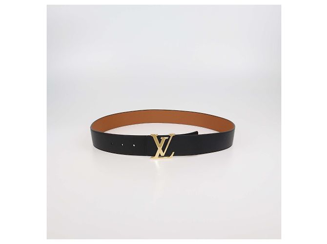 Reversibler 40MM Initiales Gürtel aus schwarzem/braunem Leder von Louis Vuitton - Ansicht 4