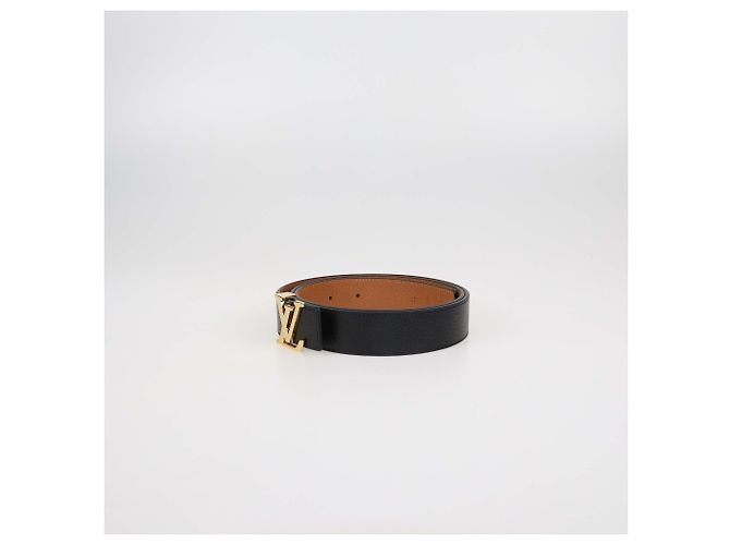 Cinturón Reversible 30MM de Cuero Negro/Marrón Louis Vuitton Castaño - vista 2