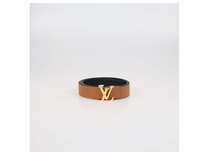 Cinturón Reversible 30MM de Cuero Negro/Marrón Louis Vuitton Castaño - vista 5