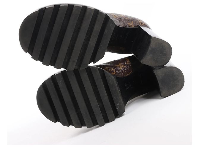 Botines Chelsea Monogram Star Trail Louis Vuitton, Talla 40 EU Castaño - vista 10