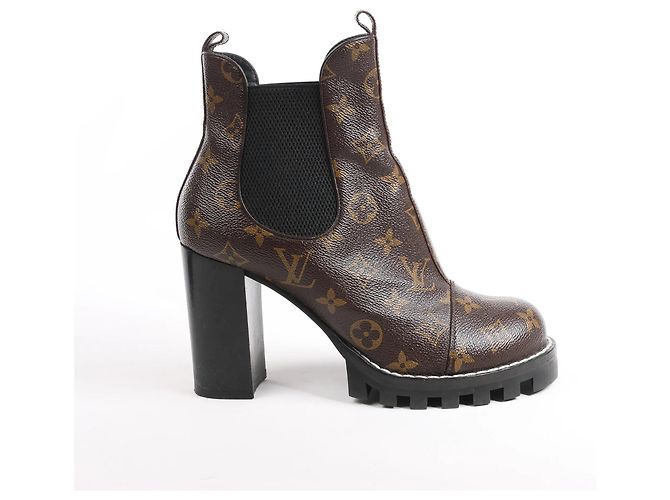Botines Chelsea Monogram Star Trail Louis Vuitton, Talla 40 EU Castaño - vista 3