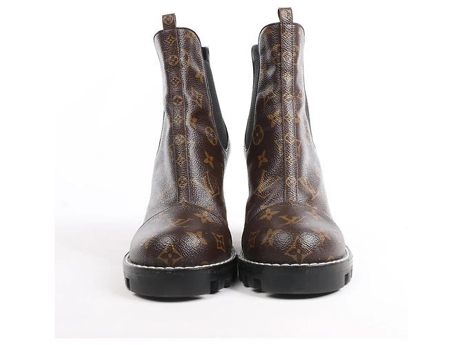 Botines Chelsea Monogram Star Trail Louis Vuitton, Talla 40 EU Castaño - vista 4