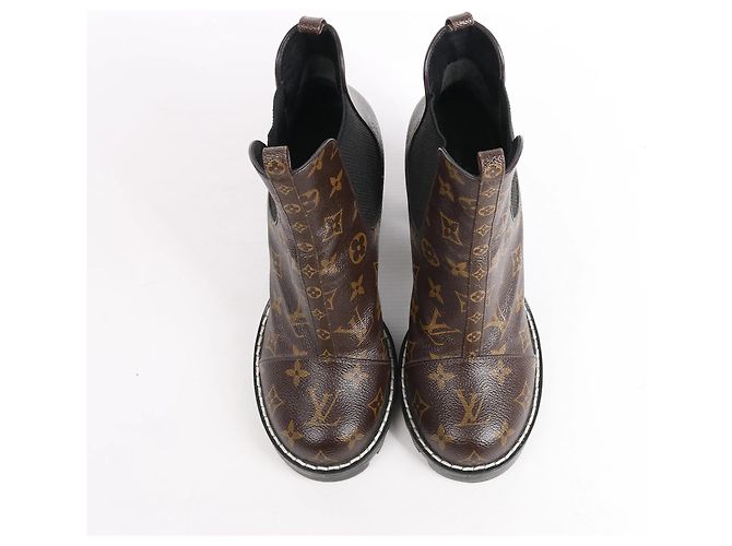 Botines Chelsea Monogram Star Trail Louis Vuitton, Talla 40 EU Castaño - vista 5