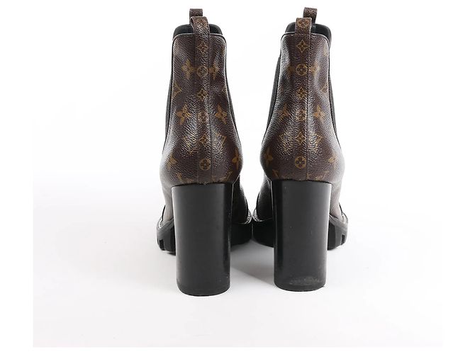 Botines Chelsea Monogram Star Trail Louis Vuitton, Talla 40 EU Castaño - vista 6