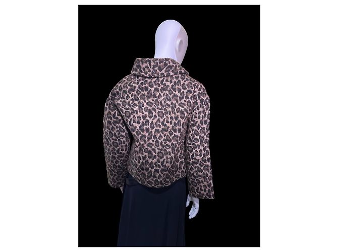 SéZane Ambre leopard print wool coat - view 4