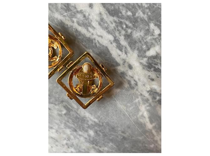 Orecchini Chanel CC a clip oro D'oro - vista 6