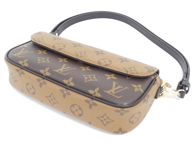 Borsa a Spalla 2 in 1 Monogram Ivy di Louis Vuitton Marrone D'oro - vista 3