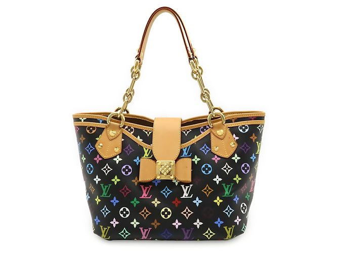Louis Vuitton Monogram Multicolore Annie GM Tote Bag Black - view 2