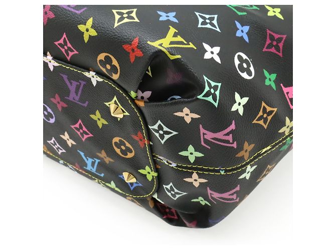 Louis Vuitton Monogram Multicolore Annie GM Tote Bag Black - view 4