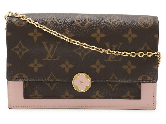 Borsa a catena Portefeuille Flore Monogram Louis Vuitton Rosa - vista 2