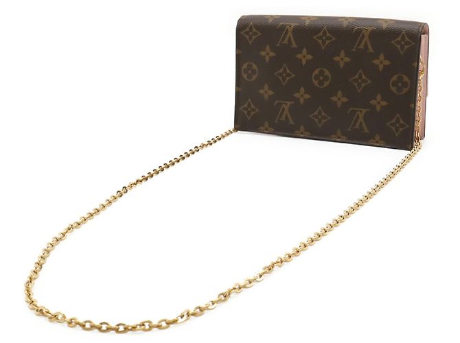Borsa a catena Portefeuille Flore Monogram Louis Vuitton Rosa - vista 3