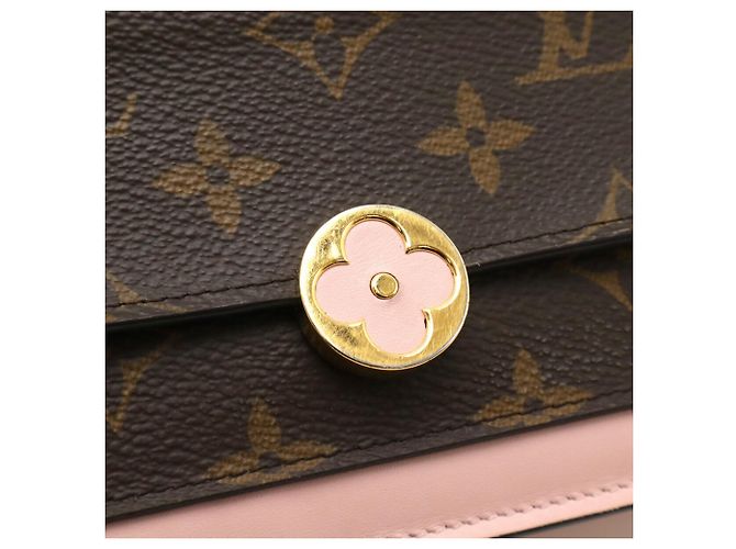 Borsa a catena Portefeuille Flore Monogram Louis Vuitton Rosa - vista 6