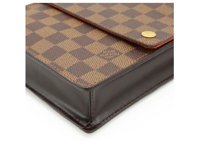 Borsa a Spalla Portobello Damier Louis Vuitton Marrone - vista 4
