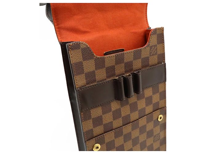 Borsa a Spalla Portobello Damier Louis Vuitton Marrone - vista 8