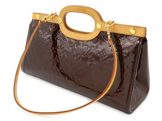 Borsa Roxbury Drive in Monogram Vernis di Louis Vuitton Bordò - vista 3