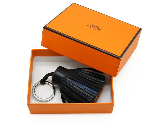 Ring Portachiavi Hermès Carmen Nero - vista 7