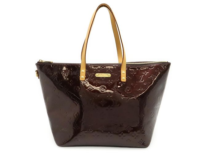 Borsa Tote Vernis Bellevue GM di Louis Vuitton Bordò - vista 2