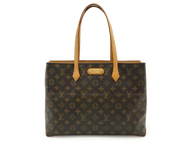 Borsa Tote Wilshire MM Monogram Louis Vuitton Marrone - vista 2