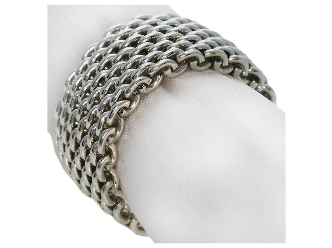 Tiffany & Co Tiffany Somerset Mesh Ring aus Silber - Ansicht 2