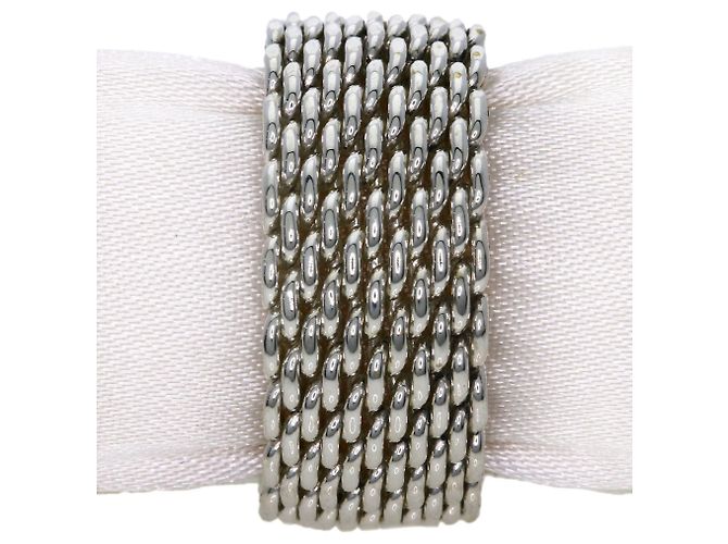 Tiffany & Co Tiffany Somerset Mesh Ring aus Silber - Ansicht 3